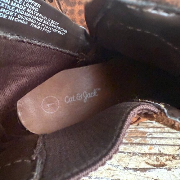 Cat & Jack Boots Leopard Print Youth Kids Size 1 - Picture 10 of 10